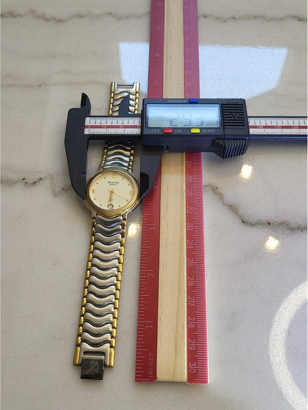 WESTAIR Womens Watch 33mm Working Great 2-tone, Up to 6 3/4